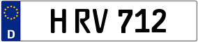 Truck License Plate